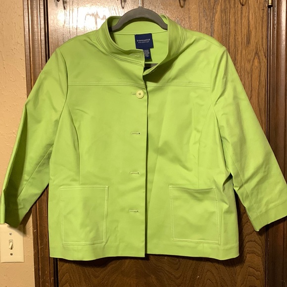 Doncaster Collection Lime Green Jacket, 18 - Picture 1 of 8